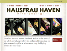 Tablet Screenshot of hausfrauhaven.com